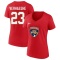 Women's Carter Verhaeghe 2023 Stanley Cup Final Name & Number V-Neck T-Shirt - Red