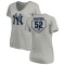 Women's CC Sabathia RBI Slim Fit V-Neck T-Shirt - Heathered Gray