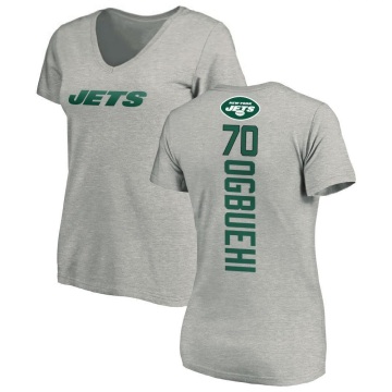Women's Cedric Ogbuehi Backer V-Neck T-Shirt - Ash
