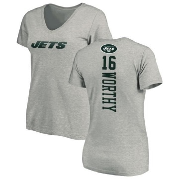 Women's Chandler Worthy Backer V-Neck T-Shirt - Ash
