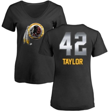 Women's Charley Taylor Midnight Mascot T-Shirt - Black