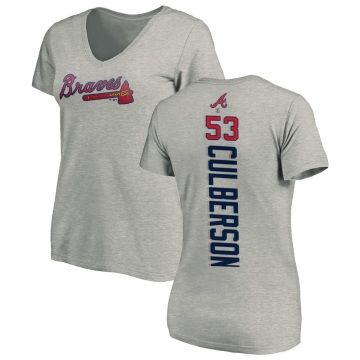 Women's Charlie Culberson Backer Slim Fit T-Shirt - Ash