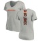 Women's Charlie Jones Backer V-Neck T-Shirt - Ash