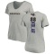 Women's Charlie Kolar Backer V-Neck T-Shirt - Ash