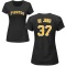 Women's Chase De Jong Name & Number T-Shirt - Black