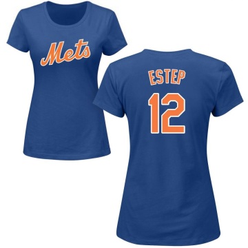 Women's Chase Estep Name & Number T-Shirt - Royal