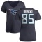 Women's Chigoziem Okonkwo Name & Number Slim Fit T-Shirt - Navy