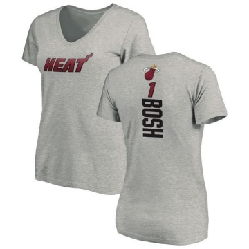 Women's Chris Bosh Backer T-Shirt - Ash