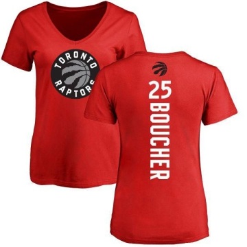 Women's Chris Boucher Backer T-Shirt - Red