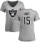 Women's Chris Lacy Name & Number Slim Fit T-Shirt - Ash