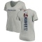 Women's Chris Manhertz Backer V-Neck T-Shirt - Ash
