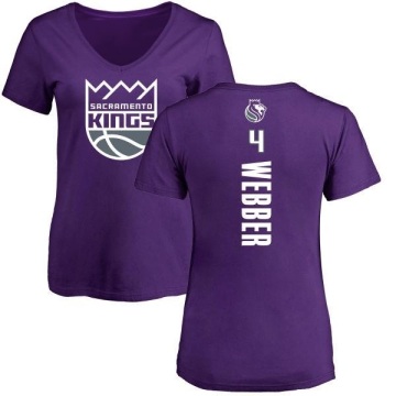 Women's Chris Webber Backer T-Shirt - Purple