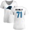 Women's Chris Wormley Name & Number Slim Fit T-Shirt - White