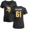 Women's Christian DiLauro Name & Number Slim Fit T-Shirt - Black