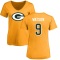 Women's Christian Watson Name & Number Slim Fit T-Shirt - Gold