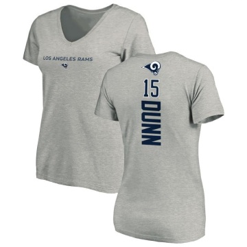 Women's Christopher Dunn Backer V-Neck T-Shirt - Ash