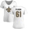 Women's Chuck Filiaga Name & Number Slim Fit T-Shirt - White