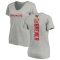 Women's C.J. Brewer Backer V-Neck T-Shirt - Ash
