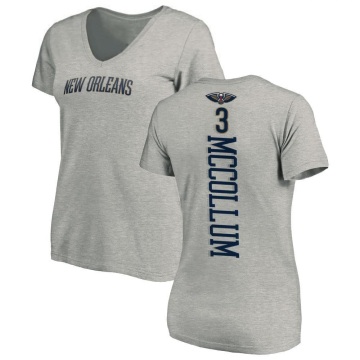 Women's CJ McCollum Backer T-Shirt - Ash