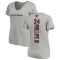 Women's Clark Phillips III Backer V-Neck T-Shirt - Ash
