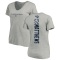 Women's Clay Matthews Backer V-Neck T-Shirt - Ash