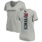 Women's Cobi Francis Backer V-Neck T-Shirt - Ash