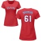 Women's Cody Bradford Name & Number T-Shirt - Red