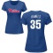 Women's Cole Hamels Name & Number T-Shirt - Royal