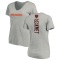 Women's Cole Kmet Backer V-Neck T-Shirt - Ash