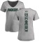 Women's Cole Schneider Backer V-Neck T-Shirt - Ash