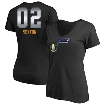 Women's Collin Sexton Midnight Mascot T-Shirt - Black