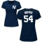 Women's Colten Brewer Name & Number T-Shirt - Navy