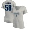 Women's Connor Carrick Name & Number Lockup T-Shirt - Gray