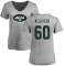 Women's Connor McGovern Name & Number Slim Fit T-Shirt - Ash