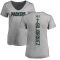 Women's Corey Bojorquez Backer V-Neck T-Shirt - Ash