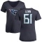 Women's Corey Levin Name & Number Slim Fit T-Shirt - Navy