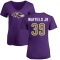 Women's Corey Mayfield Jr. Name & Number Slim Fit T-Shirt - Purple