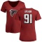 Women's Courtney Upshaw Name & Number Slim Fit T-Shirt - Red