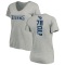 Women's Curley Culp Backer V-Neck T-Shirt - Ash