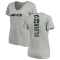 Women's Curtis Martin Backer V-Neck T-Shirt - Ash
