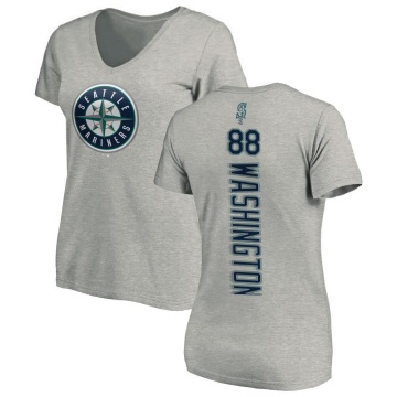 Women's Curtis Washington Backer Slim Fit T-Shirt - Ash