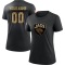 Women's Custom 2020 Salute To Service Performance T-Shirt - Black