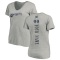 Women's Custom Backer Slim Fit T-Shirt - Ash
