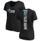 Women's Custom Backer Slim Fit T-Shirt - Black