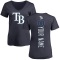 Women's Custom Backer Slim Fit T-Shirt - Navy
