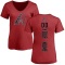 Women's Custom Backer Slim Fit T-Shirt - Red