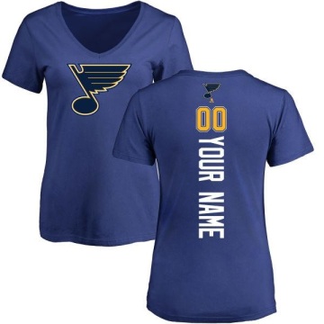 Women's Custom Backer T-Shirt - Blue