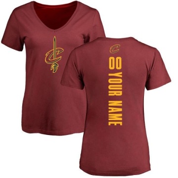 Women's Custom Backer T-Shirt - Maroon