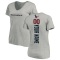 Women's Custom Backer V-Neck T-Shirt - Ash