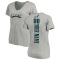 Women's Custom Backer V-Neck T-Shirt - Ash